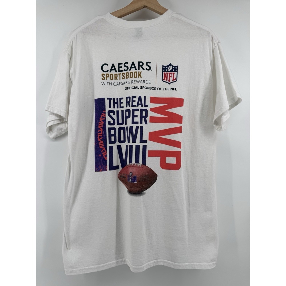 Caesars Sportsbook Super Bowl LVIII Shirt Size Large - Picture 3 of 5
